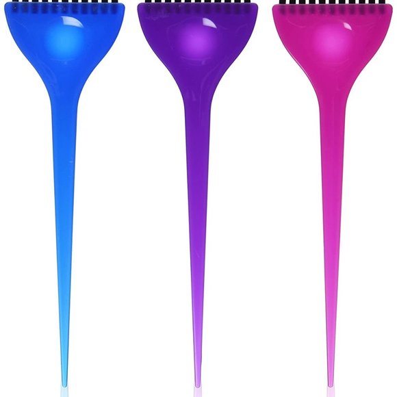 Soft 'N Style 3 Piece Translucent Dye Brush Set - Picture 2 of 2